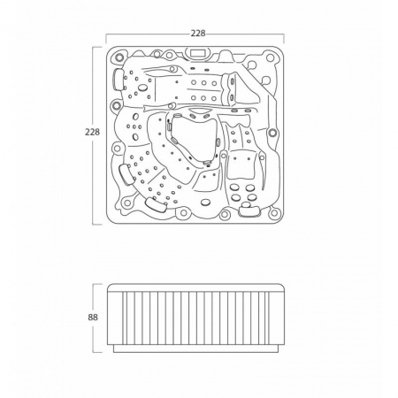 Спа бассейн Treesse Fortaleza Спа бассейн Treesse Fortaleza