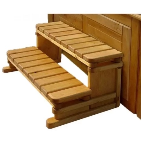 Лестница пластик-дерево для бассейна 4 м (Китай), Hemlock